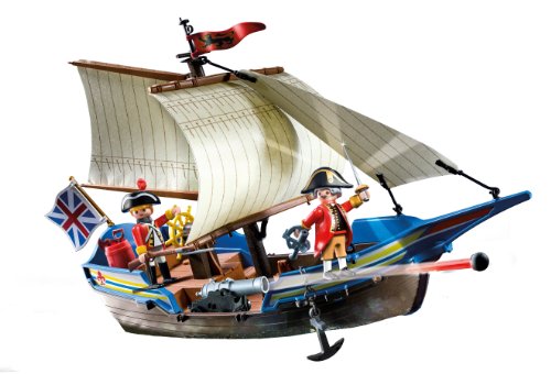 Imagen 3 de Playmobil Piratas - Barco de los soldados (5140)