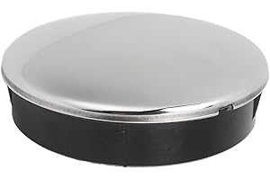 AYNEFY Tapa Central de Volante para Barco, 2.5 Pulgadas 6.35 cm, Acero Inoxidable 316, ABS, Accesorios para Yate Marino