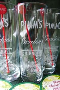 disposable pimms glasses