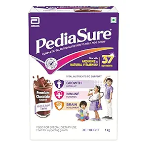 PediaSure Complete Balanced Nutritional Supplement to Help Kids Grow - 1 kg (Chocolate) Box