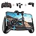 Price comparison product image PUBG Mobile Game Controllers Gamepad, OXOQO Mobile Phone Joysticks Physical Buttons Shoot & Aim Keys L1R1 Ergonomic Design Handgrip Game Triggers for PUBG / Fortnite / Knives Out / Rules Of Survival