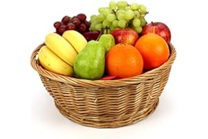 EXPRESS4FRUITS Standard Fruit Basket - Fruit Gift Baskets and Gift Hampers with Next Day UK delivery with Personal Message attached