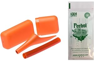 SHEWEE SHE PEE Extreme + Peebol – The Original Female Urination Device Since 1999! Wee Easily, Standing Up Without Removing Clothing. W/Extension Pipe, Case & Peebol Portable Urinal