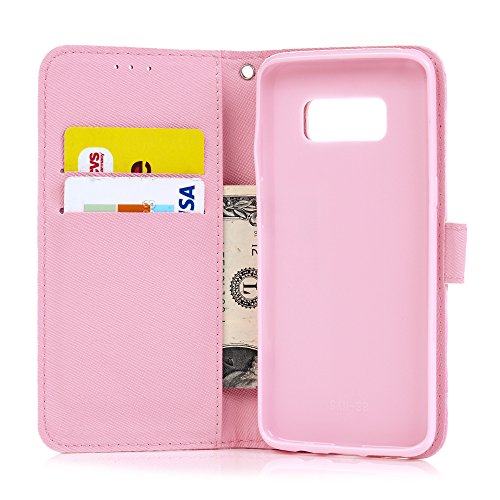 Lanveni S8 H  lle  Handyh  lle f  r Flip Case Cover PU Lederh  lle Schutzh  lle Magnetverschluss Ledertasche mit Stander Function Brieftasche Card Slo