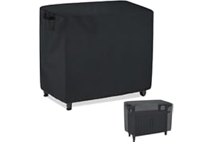 Outdoor Prep Table Cover for Keter Unity Small, Windspeed 420D Outdoor Table Cover Patio Table Cover for Keter Unity S, Outdoor Table Cover Waterproof for Storage Prep Table Cover(84x61x81cm)