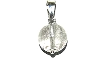 MASBARATA COLGANTE PIEDRA NATURAL EN PLATA DE LEY