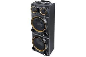 MUSE Altavoz Maleta M-1988 DJ Party Box Color Negro, 800W
