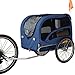 Produktbild DOGGYHUT® Hundeanhänger Hunde Fahrradanhänger Hundetransporter-MEDIUM BLAU 60301-02