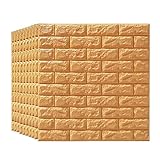 Stickers Los adhesivos de pared de ladrillo 3D usan espuma de PE fuerte y gruesa, insonorizada e impermeable, no tóxica y sin sabor, creando un ambiente saludable. La etiqueta de la pared de ladrillo es muy suave y protege al niño de tocar la pared.