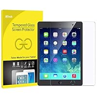 JETech Screen Protector for iPad (9.7-Inch, 2018/2017 Model, 6th/5th Generation), iPad Air 1, iPad Air 2, iPad Pro 9.7-Inch, Tempered Glass Film
