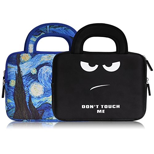 MoKo Universal 7-8 Zoll Tablet Tasche – Neoprene Handtasche Tragetasche Aktentasche Wallet Bag für iPad Mini 4 / 3 / 2 / 1, Samsung Galaxy Tab S2 8.0″, Yuntab 7″, Zenpad 8.0″, Don’t Touch Me - 6