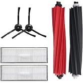 robotbedek, S8, S8+ Compatible Spare Brush Hepa Set-6 Pieces