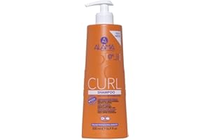 A ALAMA Alama Professional Curl Szampon do włosów kręconych i ruchomych, z oliwą z oliwek i erytrytolem, przeciw puszeniu się i długotrwałemu nawilżeniu, 500 ml