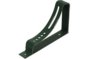 Parotec, gångbryggsfäste, mörkgrönt, gångbryggsstöd för metalltak, raka skiffertak, betong- eller lertakpannor, bäversvansar för skruvning på läkten, fäste, taksteg