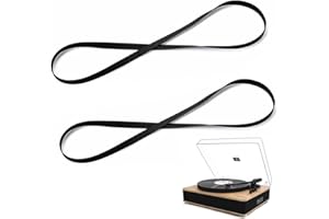 OQKAHIV 2pcs Ersatzriemen für Plattenspieler,20cm Länge,hochwertiges Gummi für beste Antriebsleistung und perfekten Musikgenuss,Recorder Teile,Phonograph Gürtel,passend für viele Plattenspielertypen