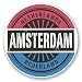 Produktbild 2 x Amsterdam Niederlande Vinyl Aufkleber Aufkleber Laptop Reise Gepäck Auto Ipad Schild Fun # 6724 - 15cm/150mm Wide