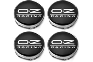 XGAGCF Coche Rueda Centrales Tapas Tapacubos Aluminio Buje Badge Emblema, para OZ Racing 60MM Auto Llantas Centro Decorativa Cubierta Accesorios