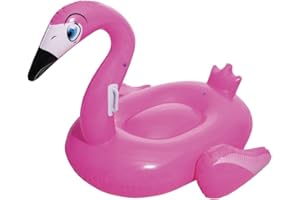 Bestway Bouée gonflable géante flamant rose diamètre Rose 135 x 11
