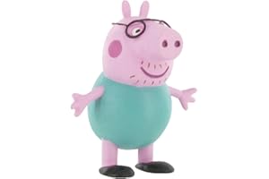 Comansi COMA99682 Peppa Pig Daddy Figure, Multicoloured