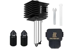 HzdaDeve Hotend - Kit d'extrudeuse de rechange pour imprimante 3D - Pour imprimante 3D - Pour A1 Mini/A1 - Haute température - 0,4 mm - 0,6 mm - 0,8 mm