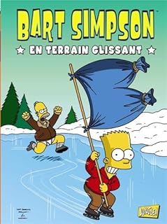 jaquette livre Bart Simpson, Tome 2 : En terrain glissant