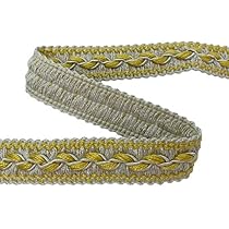 Passamaneria Per Arredo - Bordo Intrecciato 2 Cm, Poliestere, Bianco - Foto 11