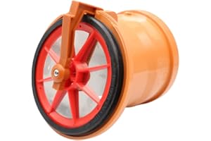 MD Technic Rohrklappe Froschklappe mit Edelstahldeckel für HT-/ KG-Rohre DN110 / DN160 / DN200 (Ø160)