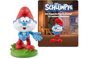 tonies Hörfigur für Toniebox, Die Schlümpfe: Der doppelte Papa Schlumpf & 3 weitere Abenteuer, Hörspiel für Kinder ab 5 Jahren, Spielzeit ca. 66 Minuten