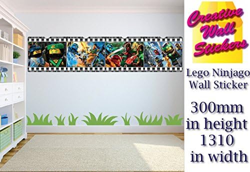 Lego Wall Stickers Kids Bedroom Lego Ninja film stripe wall Decal Mural