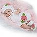 Produktbild Pursue Baby Bathable Ganzkörper lebensecht Preemie Baby Doll Girl anatomisch korrekt, 10 Zoll Kleine Babypuppe wie echt