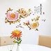 Produktbild Neue 3D Gefälschte Wirkung Blossom Pfingstrose Blume Aufkleber Wandtattoo für Kinderzimmer Schlafzimmer Wohnzimmer Dekorative Aufkleber Pvc Wandaufkleber