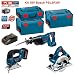 Produktbild Kit Bosch PSL3P2W (GSA 18 V-LI + GST 18 V-LI + GKS 18 V-LI + Ladegerät AL1860CV + 2 Akkus 5,0 Ah + Koffer L-Boxx 136 + 2 x Koffer L-Boxx 238)