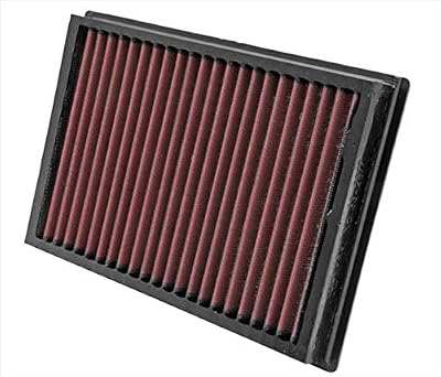 K&N 33-2877 Filtre à Air du Moteur: Haute Performance, Premium, Lavable, Filtre de Remplacement, Plus de Pouvoir, 2003-2007 (Focus C-Max, Focus II, C30, S40 II, V50)