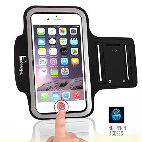 Sportarmband Running Armband für iPhone 7 / Samsung S7 Mit Fingerprind-Identifizierung. Telefon Workout & Joggen Handyhalter Case. (Kleine 20cm – 40cm Mittel Arme) - 2