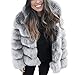 Produktbild Mantel Damen,Damen Plüschjacke Nerz Mäntel Winter Kapuzen Faux Pelz Jacke Warme Dicke Oberbekleidung Jacke,Binggong Damen Mantel