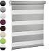 Produktbild Jago Doppelrollo Seitenzugrollo Klemmrollo in verschiedenen Farben & Größen, Seitenzugrollo inkl. Montagematerial (90 x 150 cm)