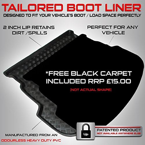 RAV4 5-door (2004-2006) Boot Liner Mat Tray With FREE Velour Carpet