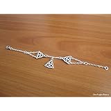 Bracciale pendenti triquetra pagan handmade