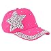Voberry® 1Pcs New Fashion Baby Girll Boys High Quality Hip-Hop Baseball Cap Rhinestone Star Shaped Snapback Hat (Hot Pink)