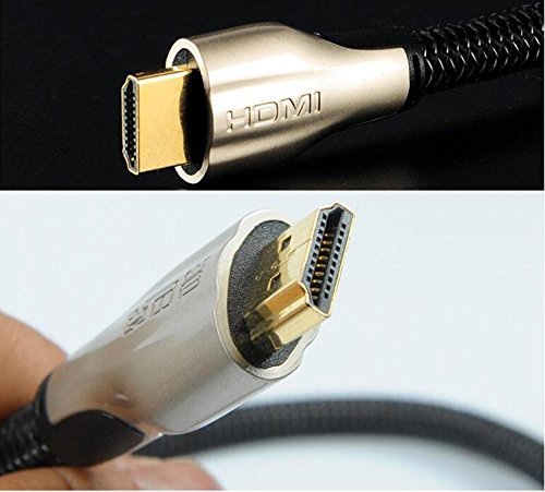 Realmax®, cavo HDMI ad alta velocità, placcato oro e di qualità premium, supporta tutti i dispositivi e gli accessori HD Ready, 1m 2m 3m 4m 5m 10m 