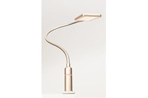 kalb Material für Möbel Lampe de chevet LED 4 W lampe de lecture luminaire flexible éclairage chambre lit, choix : 1 pièce, laiton mat