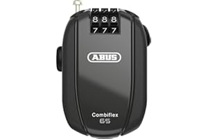 ABUS Bloqueo de cable Combiflex - bloqueo para asegurar esquís, cascos, cochecitos y equipaje - varias longitudes y resistencias