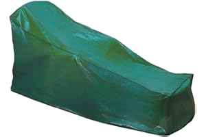 Rayen 6383.20 - Funda de polietileno para tumbona de jardín con cinta ajustable, Verde, 72 x 190 x 76 centímetros