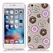 Produktbild iPhone 5 5S SE Hülle, E-Unicorn Handyhülle Apple iPhone 5 5S SE Hülle Transparent mit Muster Donut Silikon Durchsichtig Tasche Ultra Slim Dünn TPU Bumper Schutzhülle Stoßfest Hochwertigem Zubehör Set Etui Schale Back Case Cover Rückseite
