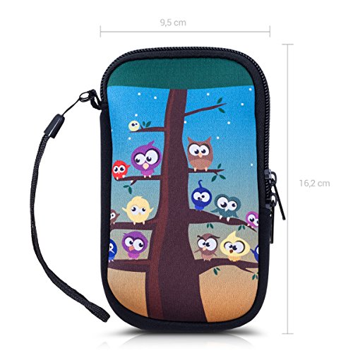 kwmobile Funda para m viles M - 5 5 - Estuche de Neopreno con Cierre para m vil - Carcasa con dise o chouettes arbre reviews kwmobile Funda para m viles M - 5 5 - Estuche de Neopreno con Cierre para m vil - Carcasa con dise o chouettes arbre