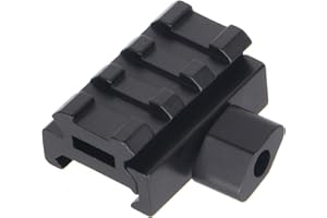 ToopMount Riser Mount Aluminum 20mm Weaver/Picatinny (Extensión) Adaptador Base de Montaje del telescopio con Tuerca QD