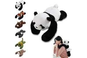 GENERIC Peluche lestée, animaux lestés pour adultes, coussin lesté pour soulager l'anxiété et favoriser le sommeil (Panda, 65CM)