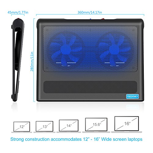 TeckNet N5 Laptop Kühler Cooling Pad / Lap - 4