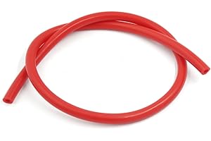 UXCELL sourcingmap 6mm Inner Diameter 11mm OD Red Silicone Car Vacuum Hose Tubing Pipe