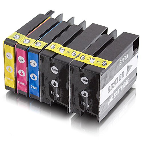 5 Kompatible XL Patronen 932 933 für HP OfficeJet 6100 6600 6700 7110 7510WF 7600 7610 7612 ersetzt CN053AE CN054AE CN055AE CN056AE ms-point® - 2